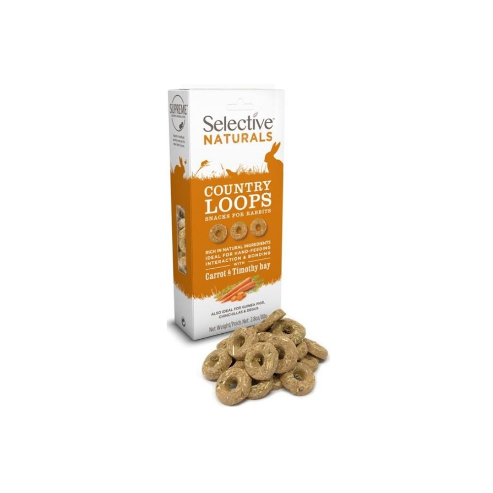 Supreme Selective snack Naturals Country Loops 80 g