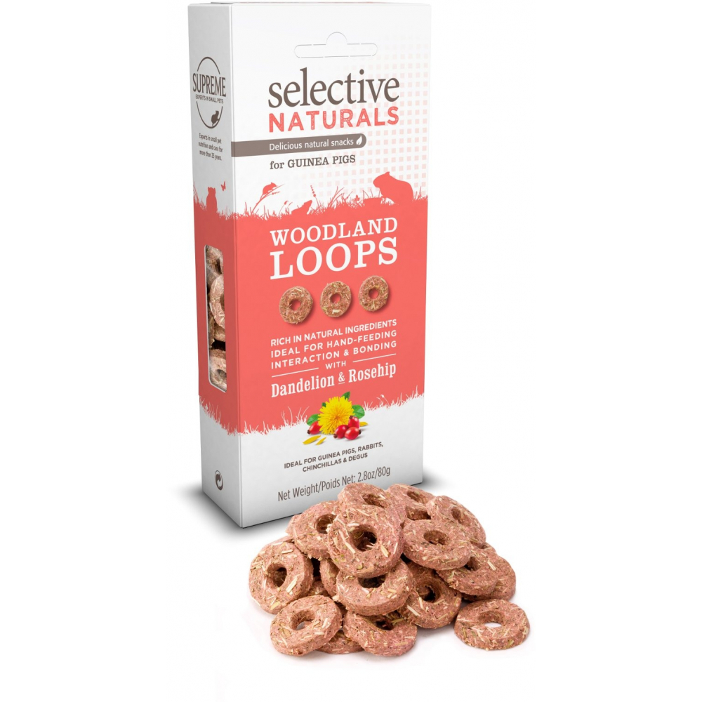 Supreme Selective snack Naturals Woodland Loops 80 g